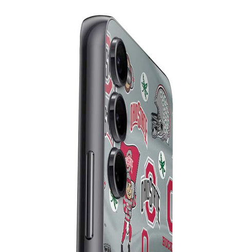 Ohio State University Pattern Galaxy A54 5G Skin